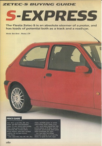 Ford fiesta zetec original - zetec, s