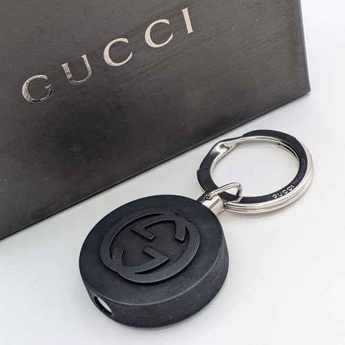 Gucci interlocking rubber key - interlocking,