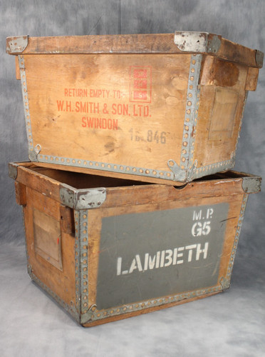 Vintage large wooden metal - large,