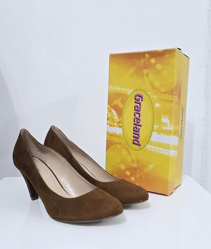 Womens graceland brown suede - graceland,