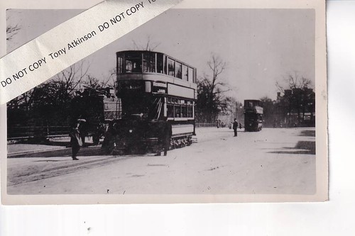 London county council tram - county,
