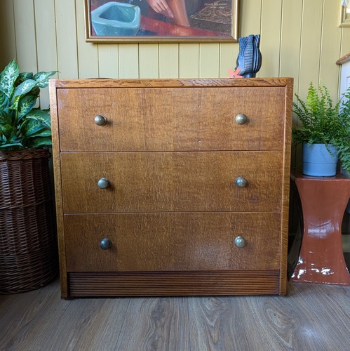 Small 1950s oak chest - 1950s, of