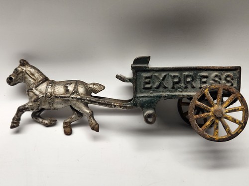 Old cast iron horse - cast,