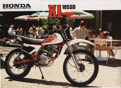 1983 honda xl185sd off road - honda,