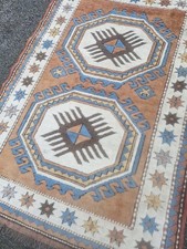 Vintage caucasian kazak rug - kazak,