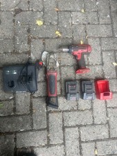 Snap on Tools 18v Cordless Angle Grinder And Battery CTGR8850 + Cordless Drill