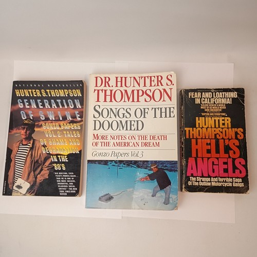Hunter thompson book lot - hunter, s.