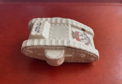 Crested china ww1 tank - crested,
