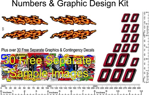 Vinyl decal 16th scale - r/c,
