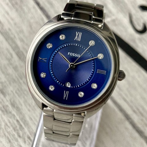 Fossil watch gabby ladies blue - fossil,