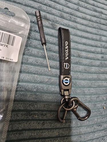 Volvo style keyring metal - volvo, car