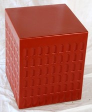 Kartell eur stool rosso terra - kartell, stool,