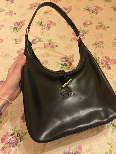 Longchamp black leather - longchamp,