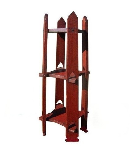 Antique folk art tier plank - antique,