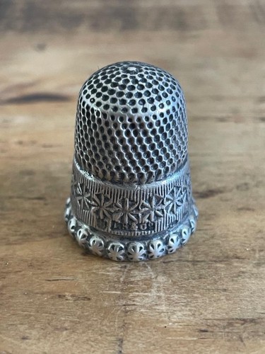 Sterling silver thimble - sterling,