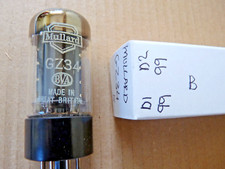 GZ34 Mullard Used Test Full specification B   Valve Tube   JUL23
