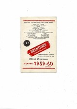 1959/60 Brentford v Shrewsbury
