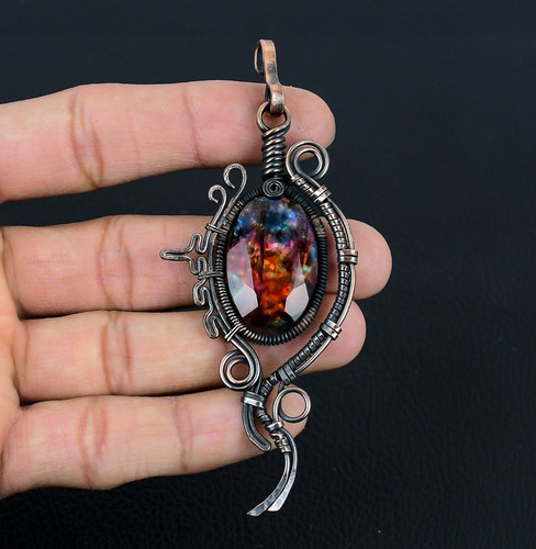 Beautiful ammolite handmade - beautiful,