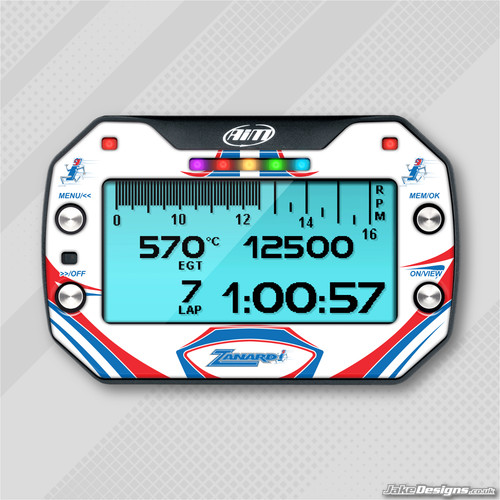 Zanardi style gel - style, sticker