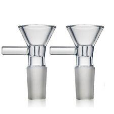 RORA Glass Bong Small Glass Water Pipe 14.5mm Glass Large Bongs Recycler Bongs