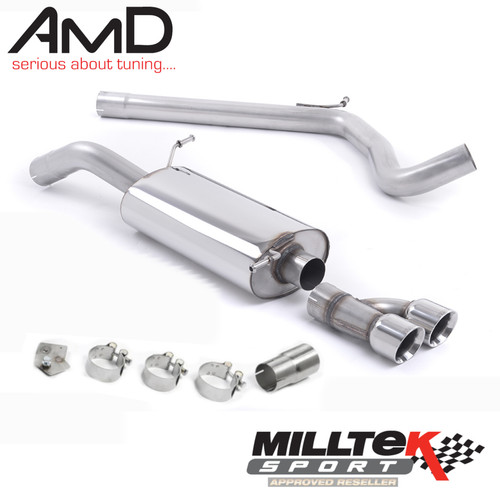 Milltek audi exhaust system - milltek, a1