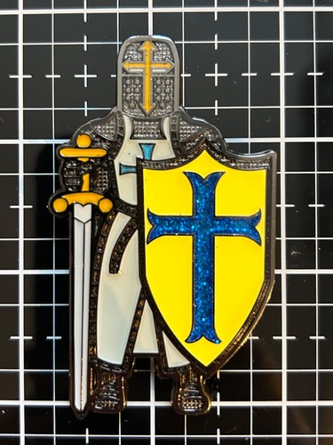 Knights banner geocoin - banner,