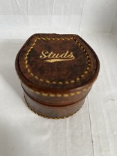 Vintage Leather Horseshoe Stud Box