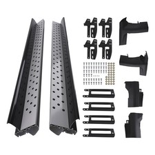 White Aluminum Side Steps