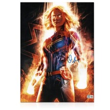 Brie Larson Signed Captain
