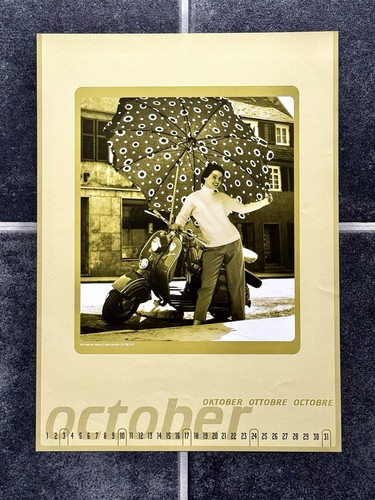 Vintage lambretta calendar - lambretta,