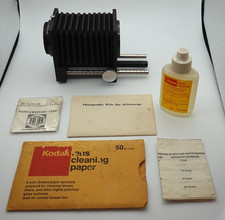 Boxed Bellowscope (M42) Kit with 50mm Supplementary Lens, Instructions etc.