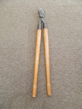 Vintage GILPIN Long Wood Handle Garden Tools Loppers Cutters Pruning