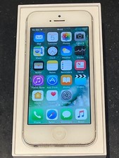 Apple iPhone 5 - 16GB - White & Silver (Unlocked) A1429 (GSM) Good Condition