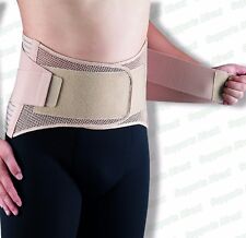Breathable Lower Back Support Double Pull Strap Lumbar Brace Posture Belt Pain