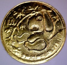 GOLD Coin Small 8 Carat