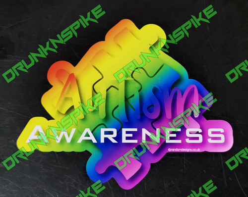 Autism awareness drop shadow - autism,