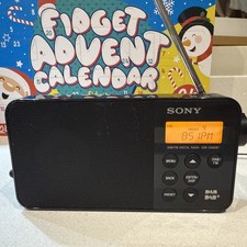 Sony XDR-S40DBP Portable Digital FM/DAB Radio In Black Fully