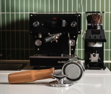 Coffee Design 2-in-1 Stainless Steel E61 Portafilter[Double Spout and Bottomles]