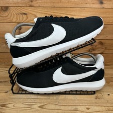 Nike Trainers Mens Size UK 9 Roshe LD 1000 QS Black White Mesh Run Gym Shoes