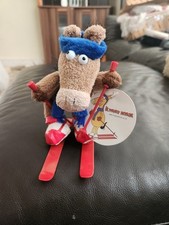 Hungry Horse England Soft Toy  Collectable RARE Skiing Horse ,Rare, 6", Handmade
