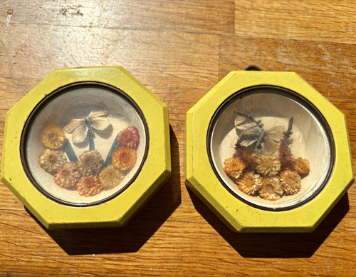 Pair octagonal pressed - pair,