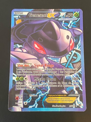 Pokemon genesect 101 fr - genesect, ex