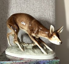Large Royal Dux Figure Deer