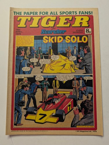 Tiger and scorcher comic - tiger, 15th