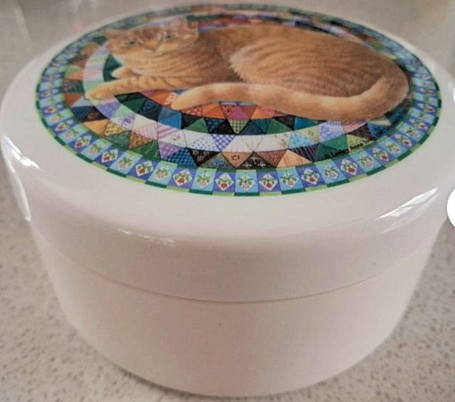 Vintage ivory cats coasters - cats,