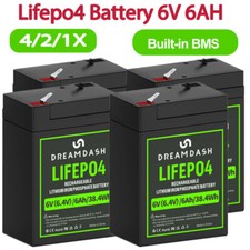 4/2/1x 6V 6Ah LiFePO4