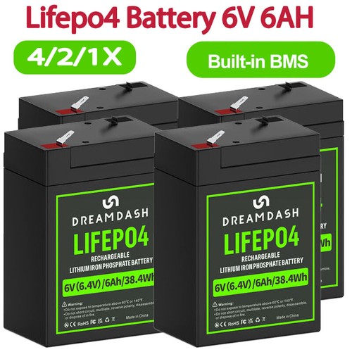 6v 6ah lifepo4 - 4/2/1x,
