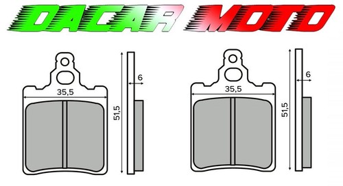 Pair brake pads - brake, aprilia
