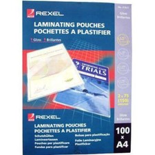 NEW Rexel Laminating Pouch 75