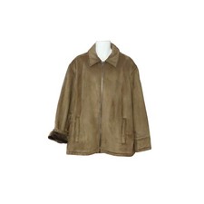 Mens winter coat jacket faux